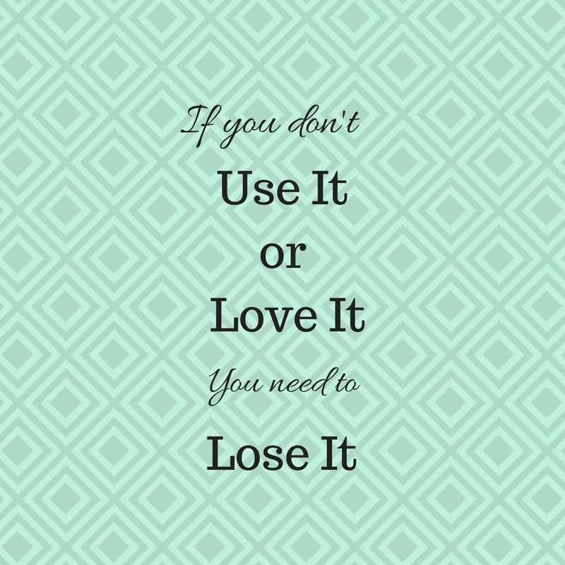 use it or lose it graphic