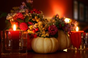 harvest table arrangement