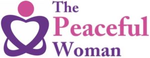 the peaceful woman podcast logo
