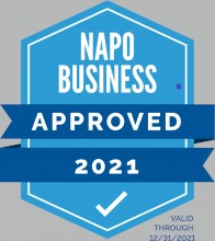 NAPO business approved badge